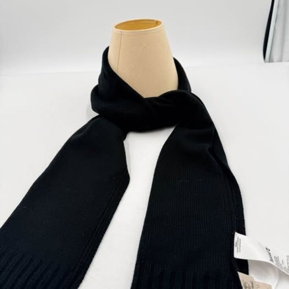 Timberland Black Knit Scarf
